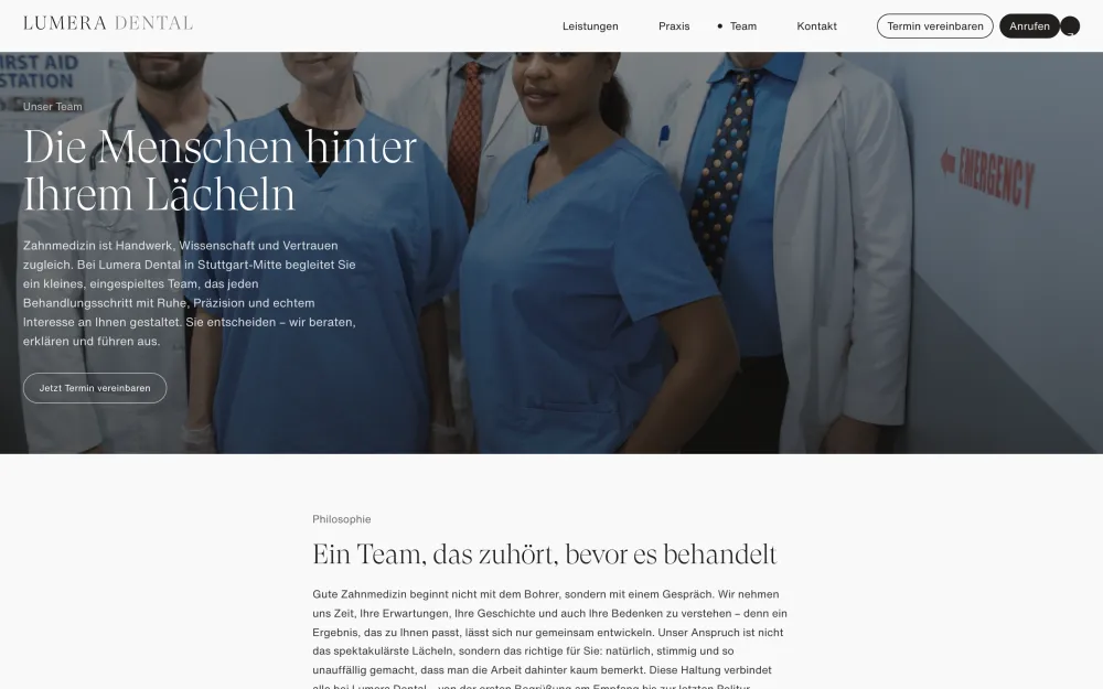 Lumera Dental — Team